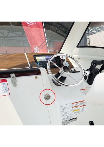 Adet Deniz Paslanmaz Çelik 316 Tekne Kapısı Dolap Kapağı Yuvarlak Çevirme Düğmesi Çevirme Mandalı Deniz Donanım Aksesuarları (Yurt Dışından) fiyatları