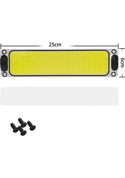 2 Adet Beyaz Cob 108 LED 12V 24V Çatı Tavan Iç Kablolu Lamba Paneli Kubbe Lambası Oto Araç Iç Okuma Plaka Lambası (Yurt Dışından) indirimleri