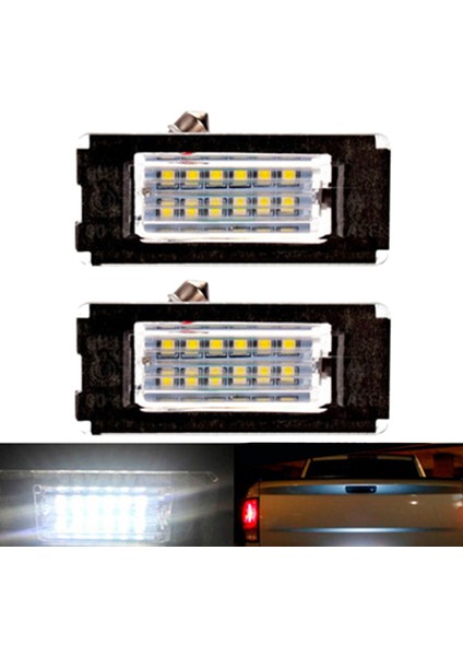 Bmw Mini Cooper R56 2006 - 2012 Için 2 Adet LED Plaka Lambası Hata Yok Plaka Lambası (Yurt Dışından) modelleri