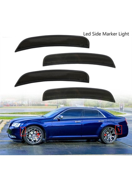 Chrysler 300 300C 300S 2015-2022 Için Füme Araba LED Ön ve Arka Yan Işaret Lambaları (Yurt Dışından) fırsatları