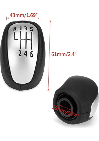 Renault Laguna Mk3 2007-2014 Için 2x 6 Vitesli Vites Topuzu, Körük, Bagaj Kapağı, Vites Kolu, Kol, Bagaj Körük (Yurt Dışından)