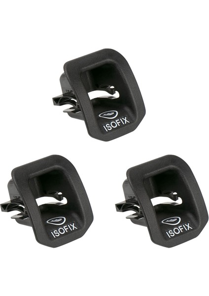 3x 1769230100 Mercedes Benz A Sınıfı W176 GLA200 GLA220 GLA260 Siyah Çocuk Koltuğu Isofıx Adaptör Kılıfı (Yurt Dışından)