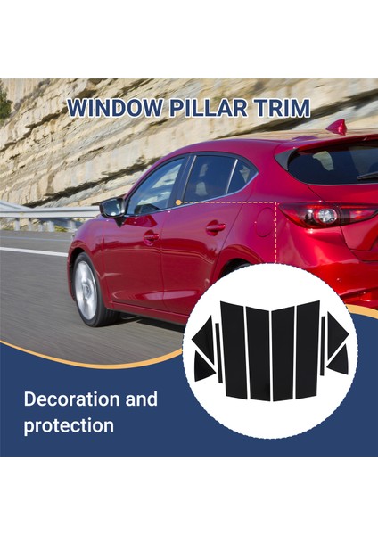 Mazda 3 Axela Bm Bp 2013-2020 Için Araç Camı Sütun Döşeme Etiketi Orta Bc Sütun Etiketi Dış Aksesuarlar (Yurt Dışından) fırsatları