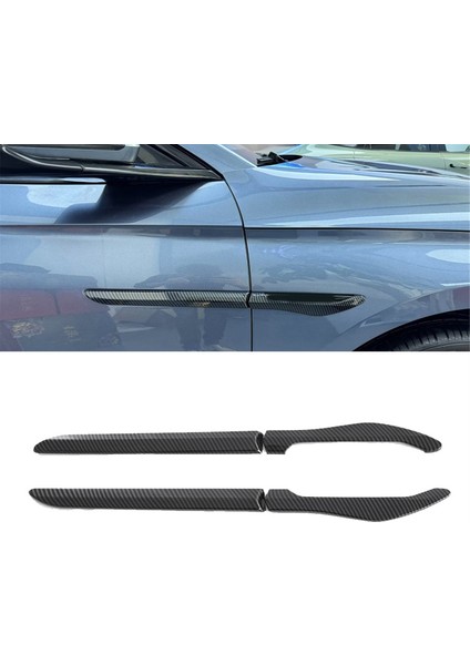 Byd Seal / Byd Atto 4 Için 4 Adet Yan Kanat Paneli Trim Kapağı Dekorasyonu Karbon Fiber Rengi (Yurt Dışından) fiyatları