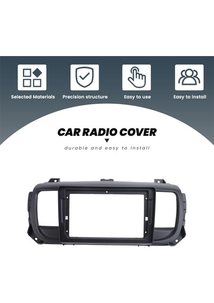 Citroen Dispatch Toyota Proace Peugeot Expert Traveller DVD Stereo Çerçeve Plaka Adaptörü Için 9 Inçlik Araç Radyo Paneli (Yurt Dışından) indirimleri