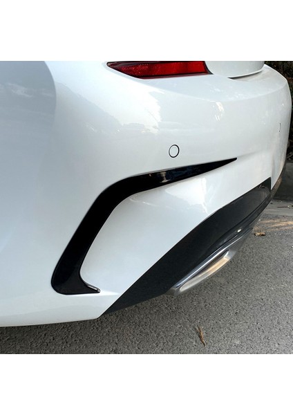 Bmw G20 G28 2019 2020 2021 Parlak Siyah Için Araç Arka Tampon Yan Kanat Kapağı Trim Ayırıcı Kanat Spoiler (Yurt Dışından) modelleri