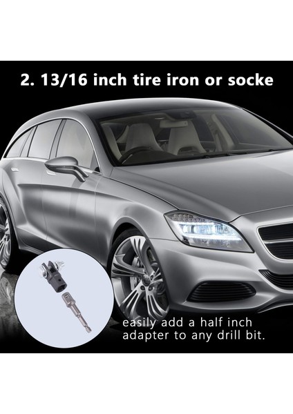 Evrensel Makas Kriko Adaptörü 1/2 Inç Bilyalı Uzatma Çubuğu Darbeli Anahtar Aracı Araba Sökme Aracı IJA001 (Yurt Dışından) fiyatları