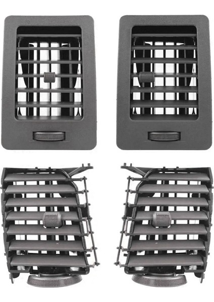 Toyota Hilux Kun Sr5 Ute 2005-2015 Fortuner Aksesuarları Için 1 Set Iç Klima Izgarası A/c Havalandırma Izgarası (Yurt Dışından)