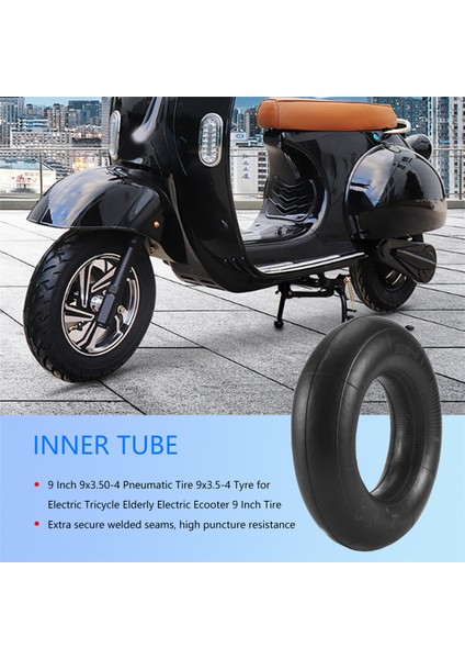 9 Inç Pnömatik Lastikler, Elektrikli Üç Tekerlekli Bisiklet, Yaşlı Elektrikli Ecooter 9 Inç Lastik Için 9x3.50-4 Iç Lastik Ağır Hizmet Tipi Lastik (Yurt Dışından) indirimleri