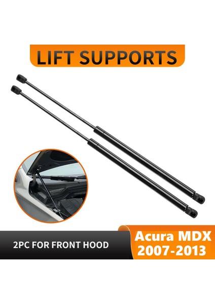 Acura Mdx 2007-2013 Için 2x Ön Kaput Kaldırma Destekleri Amortisör Gaz Silindiri Seti 6339 PM1109 SG226027 (Yurt Dışından) modelleri