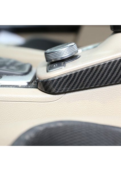 Mercedes Benz Glk X204 2008-2015 Karbon Fiber Merkezi Kontrol Kol Dayama Kutusu Yan Döşeme Dekoratif Kapak Çıkartması (Yurt Dışından) indirimleri