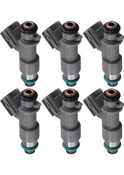 Honda Accord Crosstour Mdx 3.0l 3.5l 3.7l V6 Için 6 Adet 16450-R70-A01 Yeni Yakıt Enjektör Memesi (Yurt Dışından)