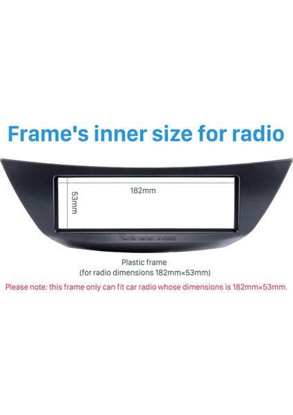 Renault Laguna Iıı 2007 Için 1 Din Araç Radyosu Ön Paneli DVD Stereo CD Paneli Gösterge Paneli Kiti Trim Ön Panel Gösterge Paneli Çerçevesi Siyah (Yurt Dışından) fiyatları