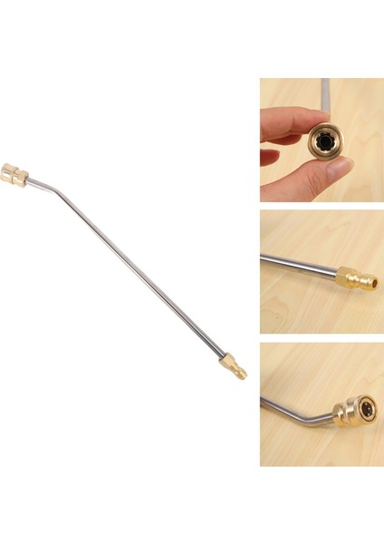 Yıkayıcı Uzatma Oluk Temizleyici Bağlantı Aksesuarı, Yüksek Basınçlı Yıkayıcı Oluk Çubuğu, Lance/çubuk 1/4 Inç Hızlı Bağlantı, 30 Derece Kavisli Çubuk, 14 Inç (Yurt Dışından) indirimleri