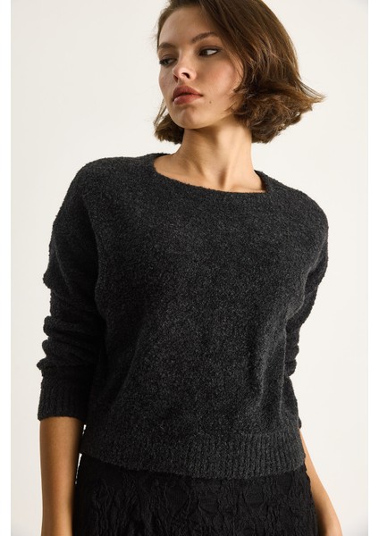 Kadın Bisiklet Yaka Yumuşak Doku Triko Kazak fırsatları