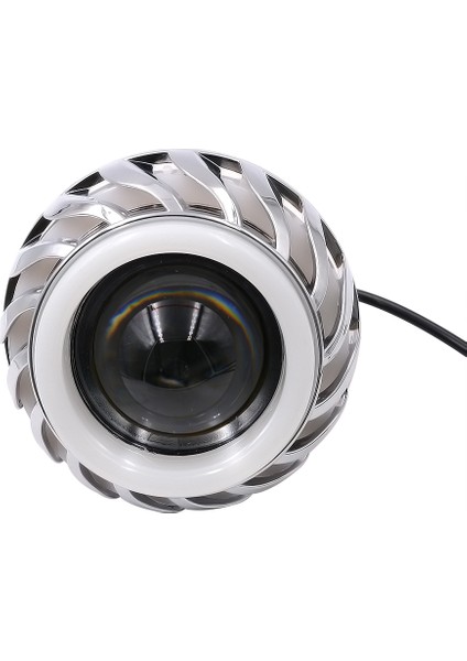 12V Motosiklet Far Lambası Projektör Lens Işığı LED Melek Şeytan Gözlü Far 30W 1200LM 200000H Çift Diyaframlı Işık (Pembe ve Mavi) (Yurt Dışından) modelleri