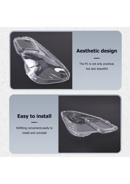 Mercedes-Benz E Sınıfı W212 2009-2012 E300 E350 E500 E63 Far Cam Kapağı Far Gölge Kabuğu Kapağı Için Sol Taraf (Yurt Dışından) fırsatları