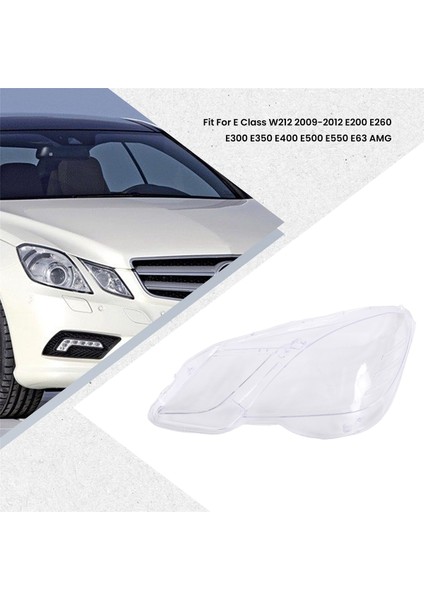 Mercedes-Benz E Sınıfı W212 2009-2012 E300 E350 E500 E63 Far Cam Kapağı Far Gölge Kabuğu Kapağı Için Sol Taraf (Yurt Dışından) indirimleri