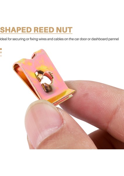 110 Adet Araba Evrensel Hız Bağlantı Elemanları U Somunları Kendinden Kılavuzlu Vida Sivri Klips Deliği Iç Kapı Döşeme Paneli Klipsleri Metal Perçinler (Yurt Dışından) modelleri