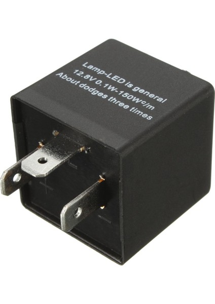 Dönüş Sinyal Lambası Göstergesi Için 12V 3 Pinli LED Ayarlanabilir Araba Flaşör Rölesi (Yurt Dışından) fırsatları