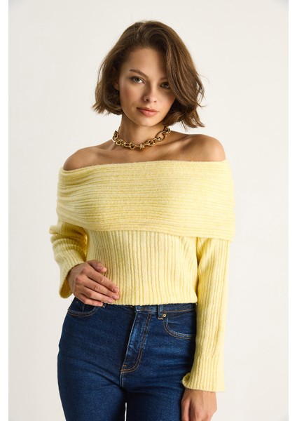 Kadın Degaje Yaka Kazak modelleri