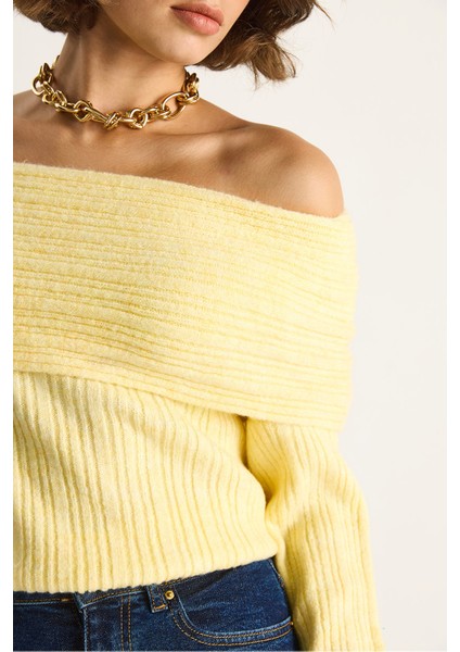 Kadın Degaje Yaka Kazak indirimleri