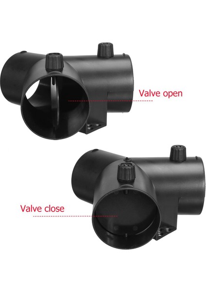 Webasto Hava Isıtıcısı Için 75 mm Y Şeklinde Park Isıtıcı Havalandırma Menfezi Egzoz Bağlantısı ve Çift Düzenleme Valfi Kapağı (Yurt Dışından) modelleri