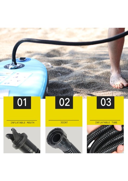 Aqua Marina/zray Stand Up Paddle Board Tekne Aksesuarı Için Yüksek Basınçlı El Pompası Için Hava Pompası Hortumu Yumuşak Şişirilebilir Tüp (Yurt Dışından) fiyatları