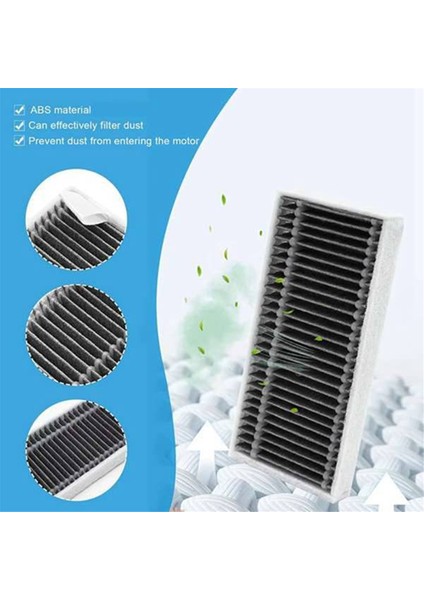 Ecovacs X8 Pro Omni Elektrikli Süpürge Aksesuarları Için 12 Adet Filtre Yedek Parçalar Ultra Dayanıklı Aksesuarlar (Yurt Dışından) indirimleri