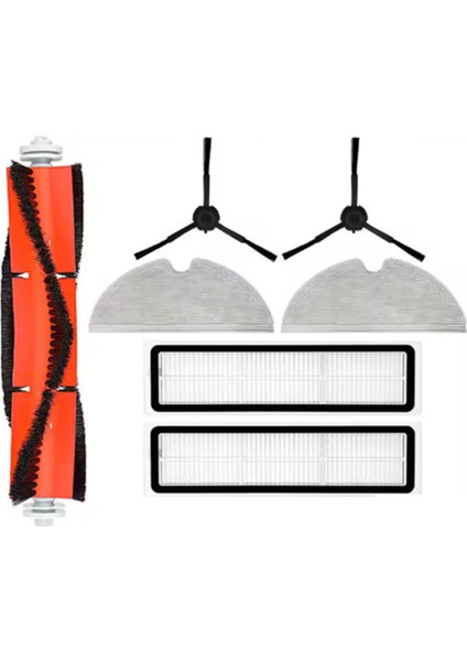 Dreame D9, D9 Max, L10 Pro Robot Vakum Silindiri Yan Fırça Hepa Filtre Paspas Pedi Ultra Dayanıklı Aksesuarlar Için 7 Adet (Yurt Dışından) modelleri