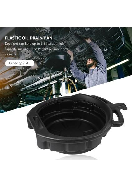 7,5 L Plastik Yağ Tahliye Tepsisi Atık Motor Yağı Toplayıcı Tankı Şanzıman Yağ Tahliye Tepsisi Araç Yakıt Sıvısı Değişimi Garaj Aleti Tamiri Için (Yurt Dışından) fırsatları