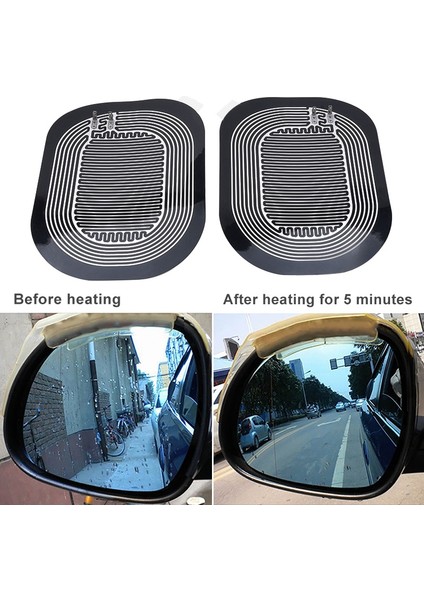Dc 12V Araba Yan Dikiz Aynası Isıtma Pedi Evrensel Dikiz Aynası Sis Giderici Hızlı Isıtmalı Aynalar Buğu Giderici (Yurt Dışından) fiyatları
