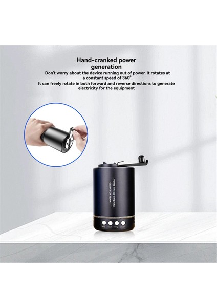 El Kranklı Bluetooth Hoparlör Taşınabilir Am/fm Acil Durum Radyo Kablosuz Hoparlör Açık Hava Kampı Için Siyah (Yurt Dışından) modelleri