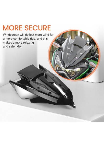 Kawasaki Z250 Z300 Z 250 300 2013 2014 2013-2015 Çift Kabarcıklı Ön Cam Rüzgar Deflektörleri Motosiklet Aksesuarları (Yurt Dışından) indirimleri