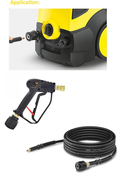 Karcher K2 K3 K4 K5 K6 K7 Için M22X1.4MM Yüksek Basınçlı Yıkama Hortumu Bağlantısı Yıkama Çıkış Adaptörü (Yurt Dışından) modelleri