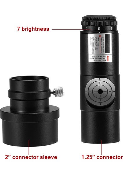 1,25 Inç Teleskop Kolimatörü 2 Inç Adaptör Reflektör Astronomik Teleskop Newtonian Sca Lazer Kolimasyonu (Yurt Dışından) fırsatları