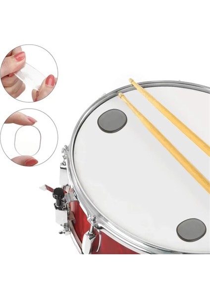 16 Parça Davul Sönümleyici Seti, Yumuşak Silikon Pedlerle Net Davul Tonları Elde Edin, Davul ve Zil Ton Kontrolü Için Ideal (Yurt Dışından) fiyatları