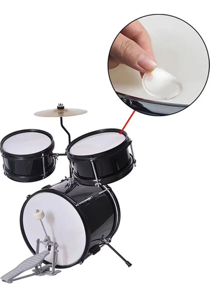 16 Parça Davul Sönümleyici Seti, Yumuşak Silikon Pedlerle Net Davul Tonları Elde Edin, Davul ve Zil Ton Kontrolü Için Ideal (Yurt Dışından) modelleri