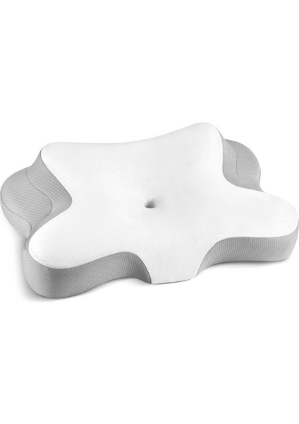 Boyun Yastığı - Yan, Sırt ve Yüzüstü Yatanlar Için Ergonomik Hafızalı Köpük, Ağrıyı Gideren Soğutucu Yastık (Yurt Dışından)
