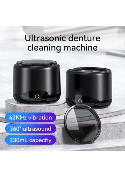 Protezler Için Ultrasonik Temizleyici Tüm Diş Takıları ve Ev Aletleri Için Profesyonel Ultrasonik Temizleme Makinesi 230 ml (Ab) (Yurt Dışından) fırsatları