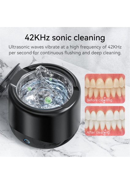 Protezler Için Ultrasonik Temizleyici Tüm Diş Takıları ve Ev Aletleri Için Profesyonel Ultrasonik Temizleme Makinesi 230 ml (Ab) (Yurt Dışından) indirimleri