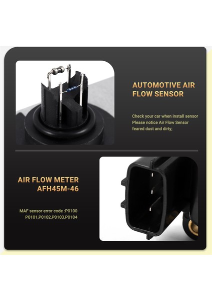 Nissan Paladin D21 Sentra 100NX B13 Primera Sunny 1.4 1.6 2.0 AFH45M-46 AFH45M46 Için Hava Akış Sensörü Maf (Yurt Dışından) fırsatları