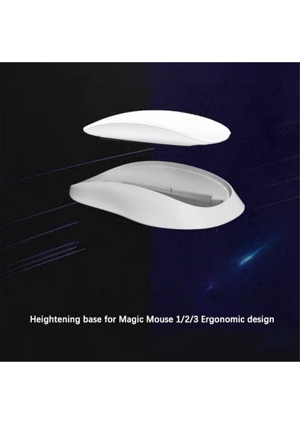 Apple Magic Mouse 1 2 3 Için Mouse Dock Yükseltilebilir Taban Magic Mouse Aksesuarları Için Ergonomik Fare Tutacağı B (Yurt Dışından) modelleri