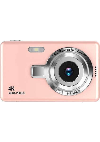 Ccd Dijital Kamera Öğrencileri Için Dijital Kampüs Retro Cep Kartı Dijital Pembe Hafıza Kartı Olmadan Giriş (Yurt Dışından)