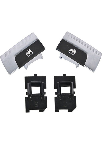 Ferrari 458 247885 247883 Için Araba Sağ ve Sol Güç Anahtarı Plastik Düğme Gözlük Anahtarı (Yurt Dışından)