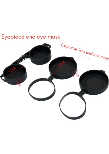 Dürbün Koruyucu Kauçuk Objektif Lens Kapakları Dürbün Göz Merceği Lens Kapağı Teleskop Kapağı Lens Koruması B (Yurt Dışından) fırsatları