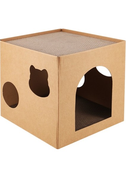 Kediler ve Yavru Kediler Için Kedi Evi Tırmalama Kutusu ve Tırmalama Tahtası (Yurt Dışından)