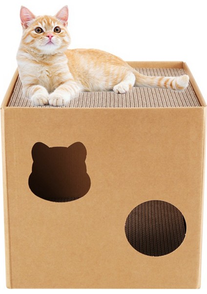 Kediler ve Yavru Kediler Için Kedi Evi Tırmalama Kutusu ve Tırmalama Tahtası (Yurt Dışından) fiyatları
