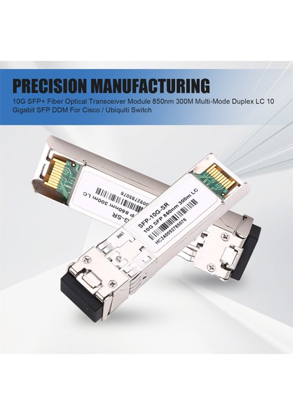Cisco Switch Için 10G Sfp+ Fiber Optik Alıcı-Verici Modülü 850NM 300M Çok Modlu Dubleks Lc 10 Gigabit Sfp Ddm (Yurt Dışından) indirimleri