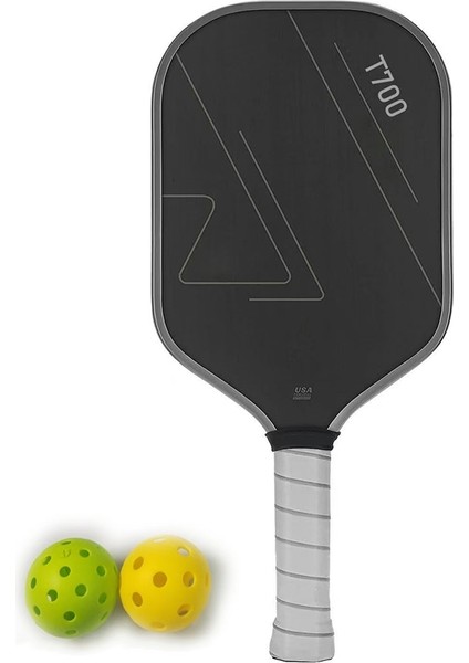 T700 Karbon Fiber Pickleball Küreği Usapa Onaylı Turnuva Oyun Raketi 16 mm Çekirdek Kalınlığı Kaymaz El Tutacağı Küreği (Yurt Dışından)